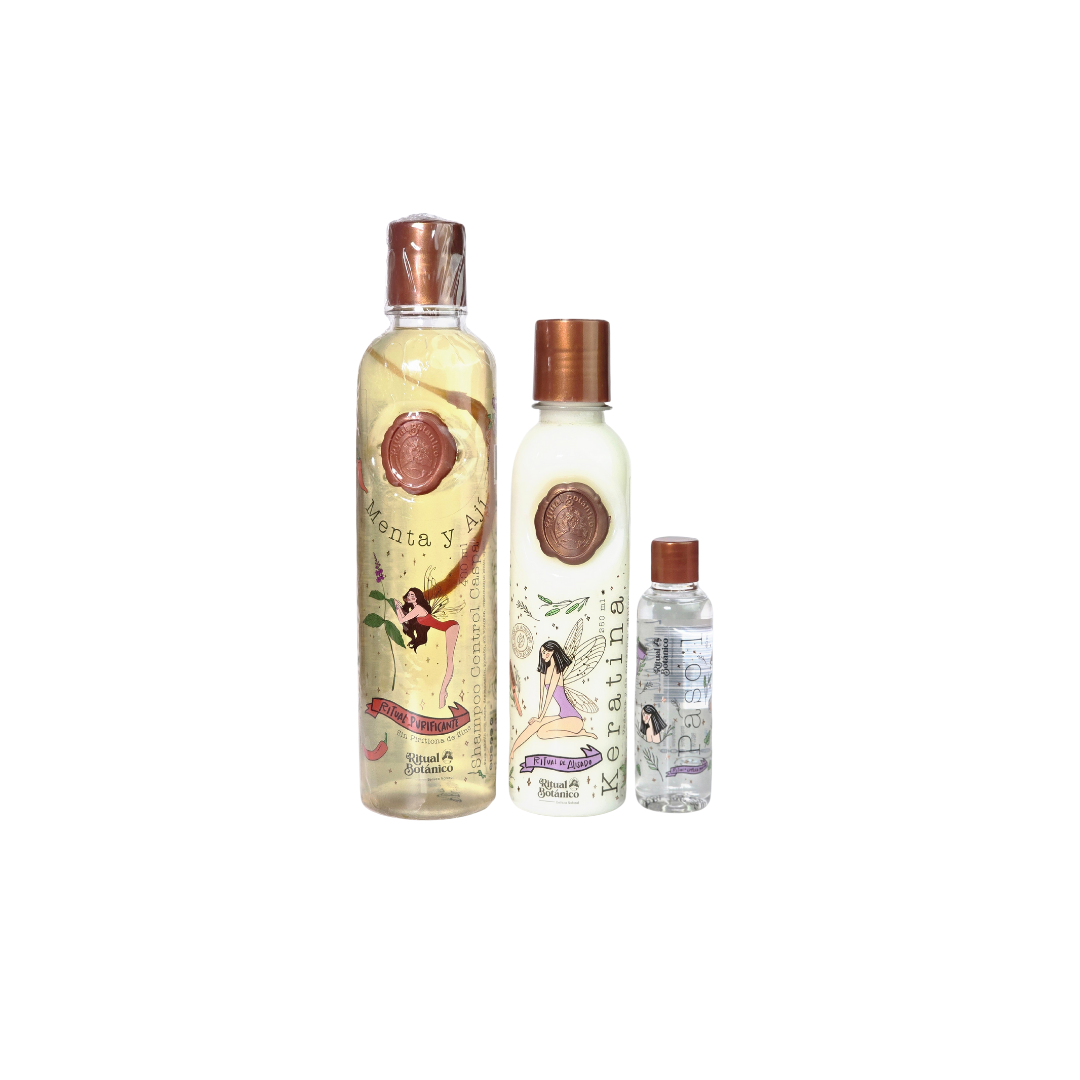 Kit Keratina + Shampoo ritual Botanico
