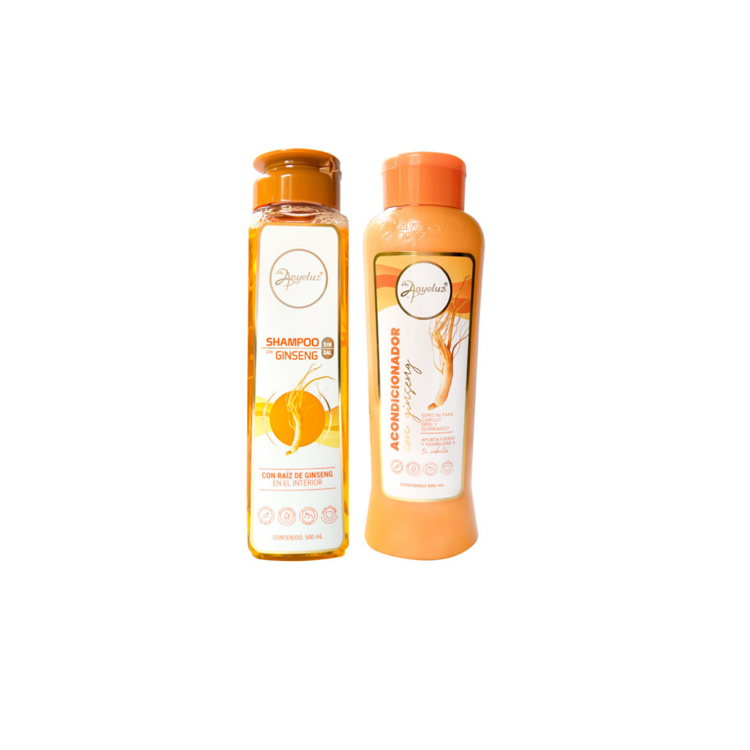 Dúo Shampoo - Acondicionador Ginseng Anyeluz