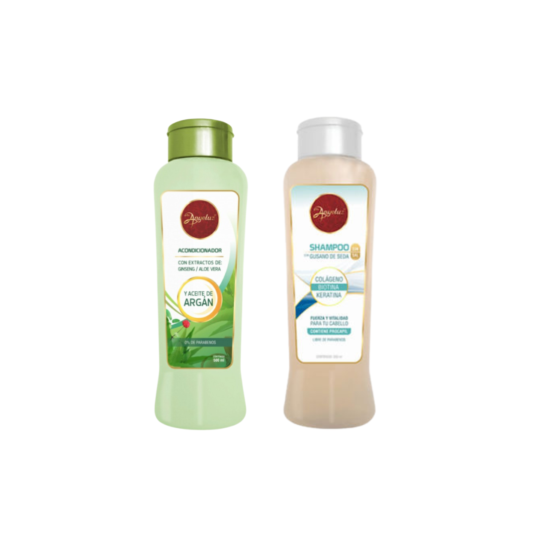 Duo Shampoo Silkworm + Conditioner Argan Anyeluz