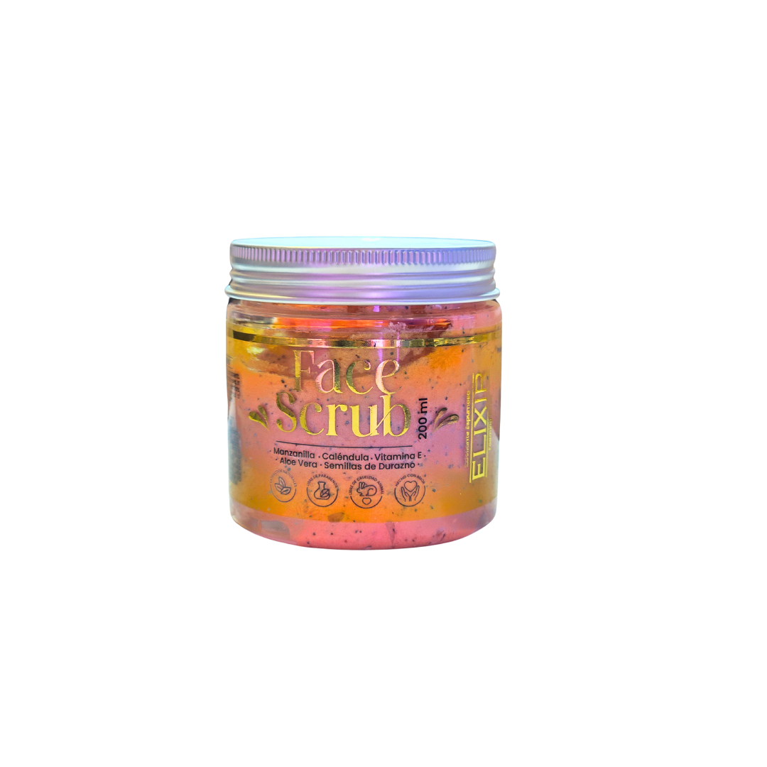 Exfoliante Artesanal facial de Manzanilla y Calendula | Chamomile & Calendula Facial Scrub