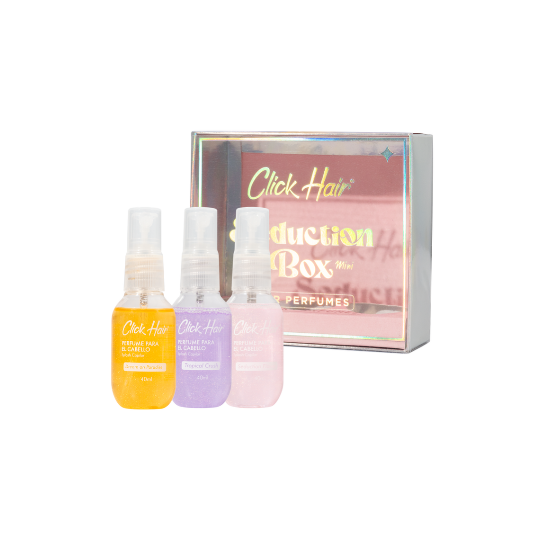 Kit Seduction Box| Mini perfumes capilares con Termoprotección Click Hair
