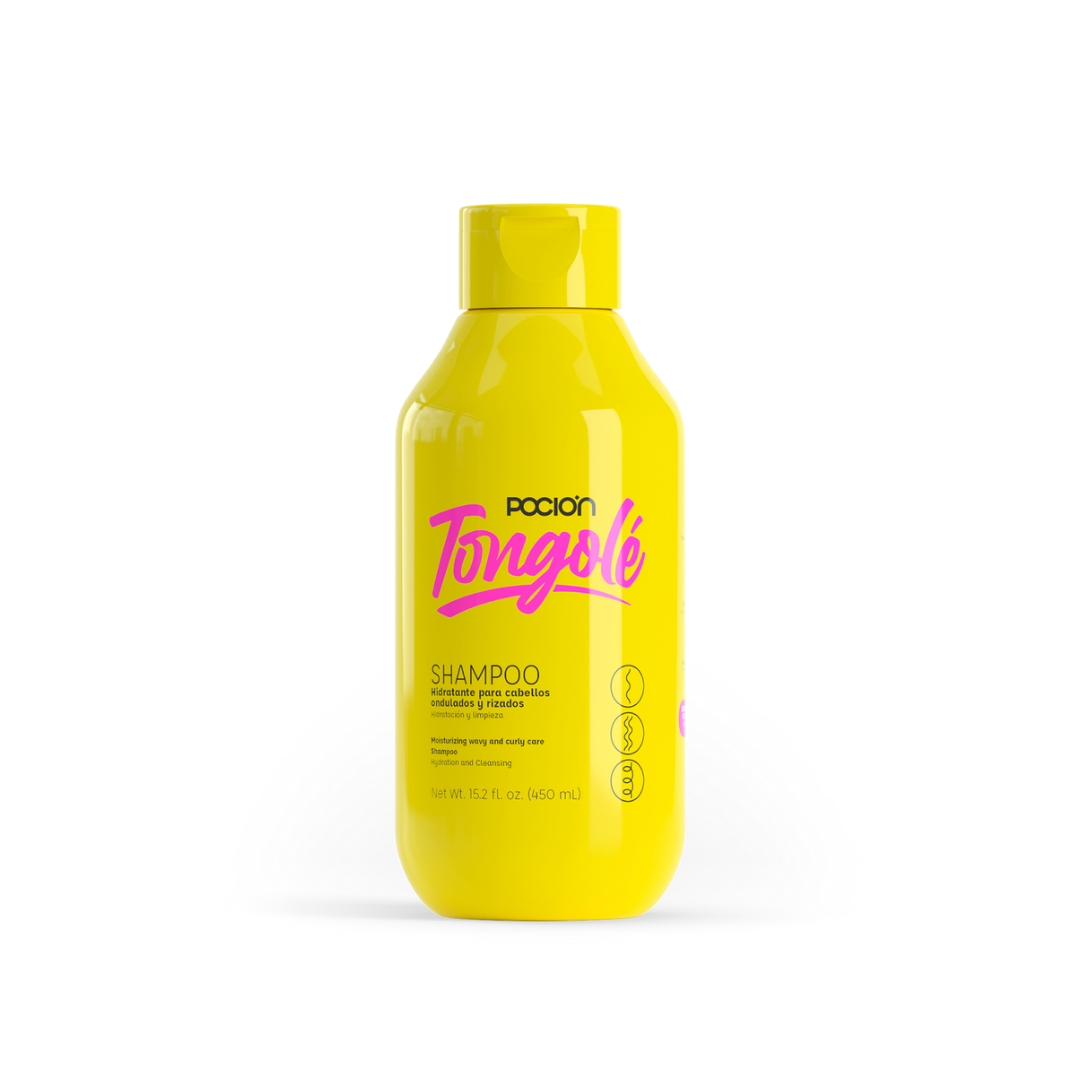 Shampoo Tongolé La Poción | Limpieza Suave para Rizos Secos o Frágiles