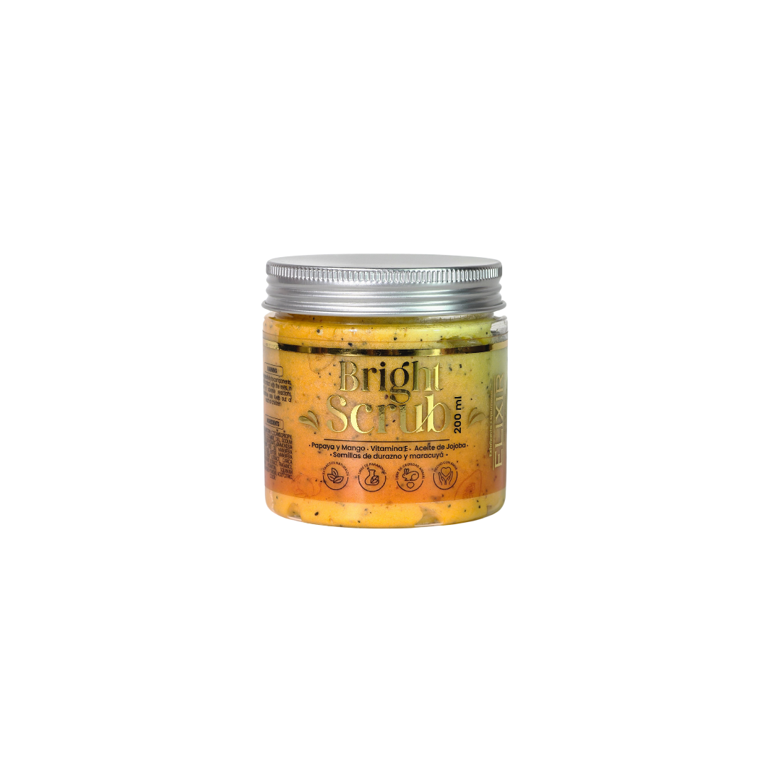 Exfoliante espumoso | Papaya + Mango|Bright Scrub Elixir Lab