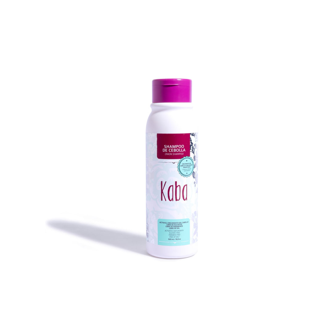 Shampoo cebolla Kaba | Onion Shampoo for Hair Growth
