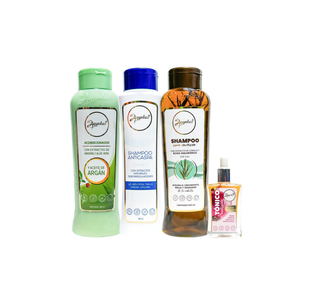 Anyeluz Anti-Dandruff and Growth Kit