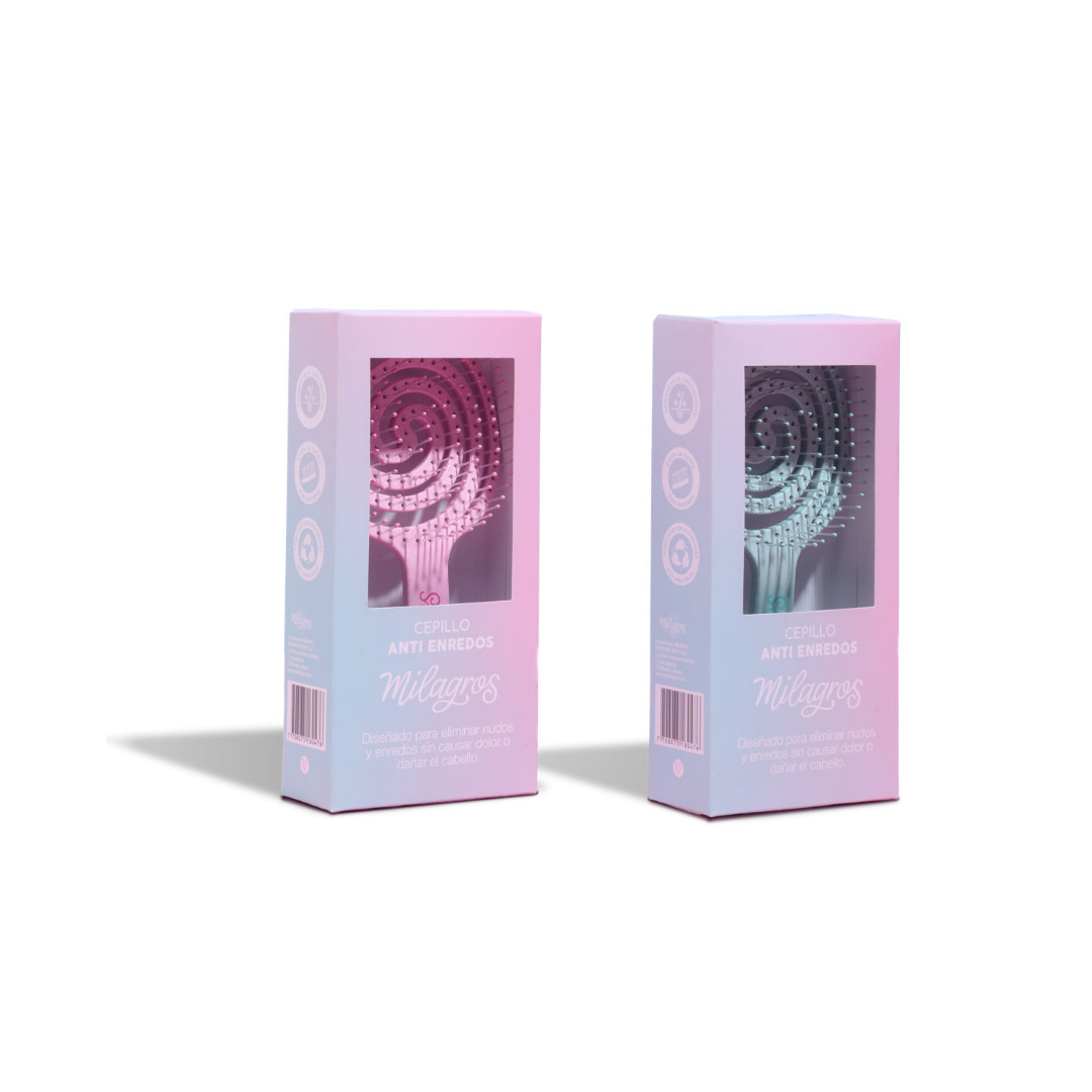 Cepillo Anti enredos Milagros - Masajeador 2 en 1