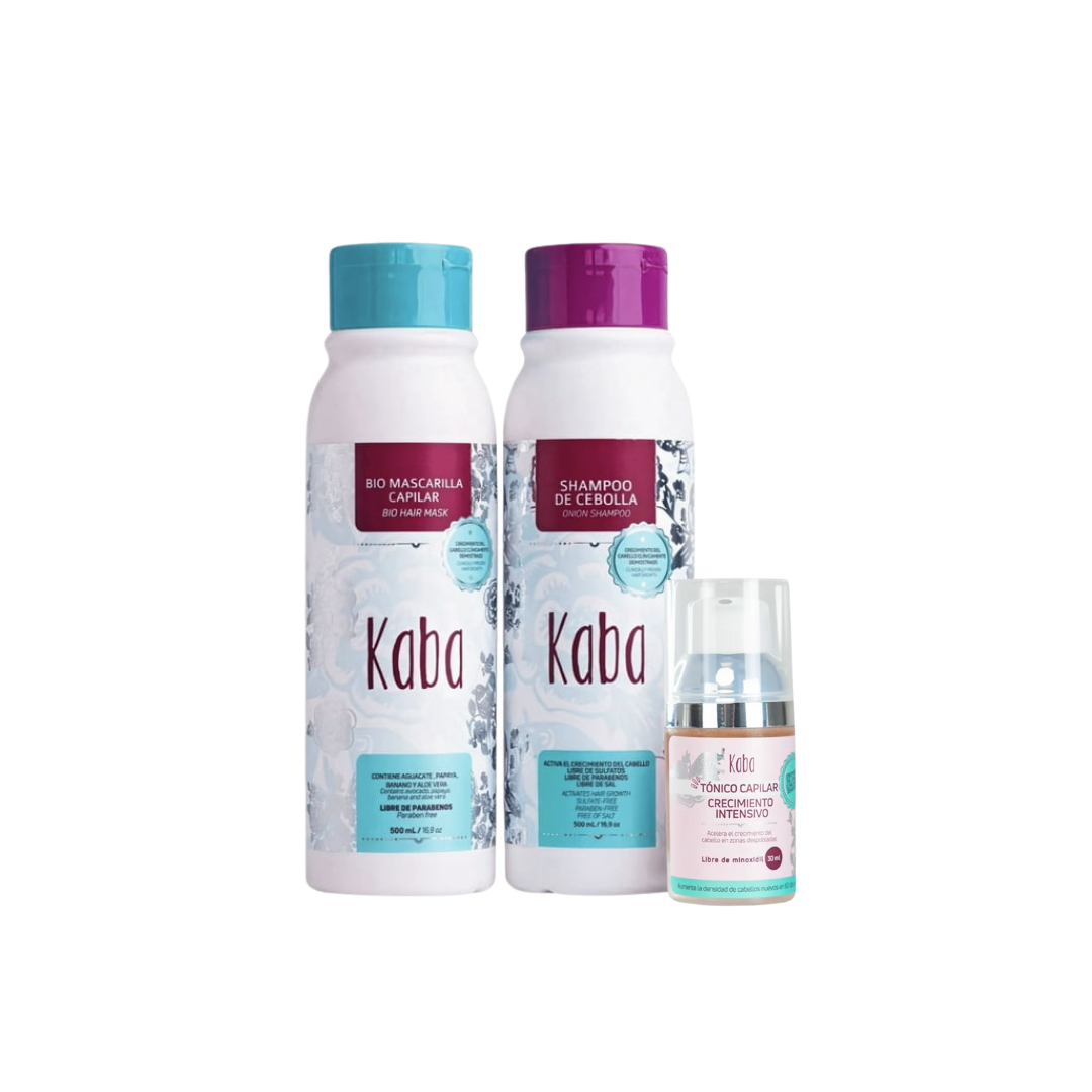 Kit Crecimiento Intensivo | Advanced Hair Growth &amp; Repair Set Kaba