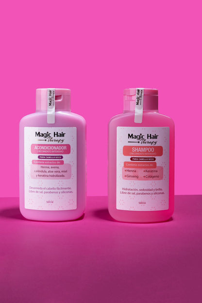 Duo Shampoo y Acondicionador Crecimiento Cabello seco | Duo for Dry Hair Magic Hair Therapy