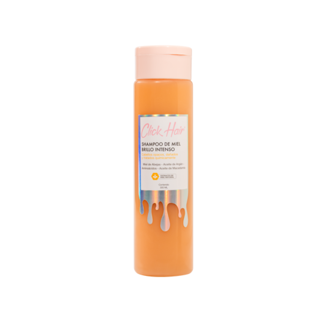 Shampoo Miel Brillo intenso | Honey Shampoo by Click Cosmetics