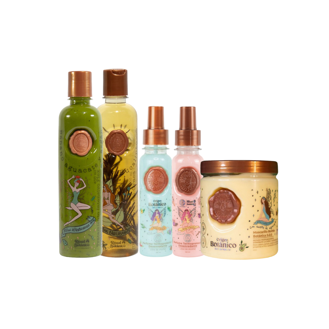 Kit Capilar Control Grasa Gold | Origen Botanico