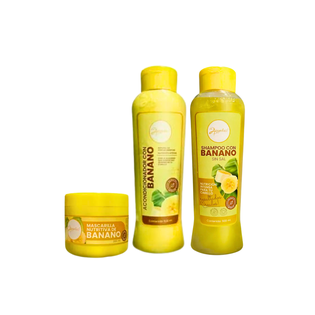 Kit Banano Nutricion Capilar Anyeluz Cosmetics