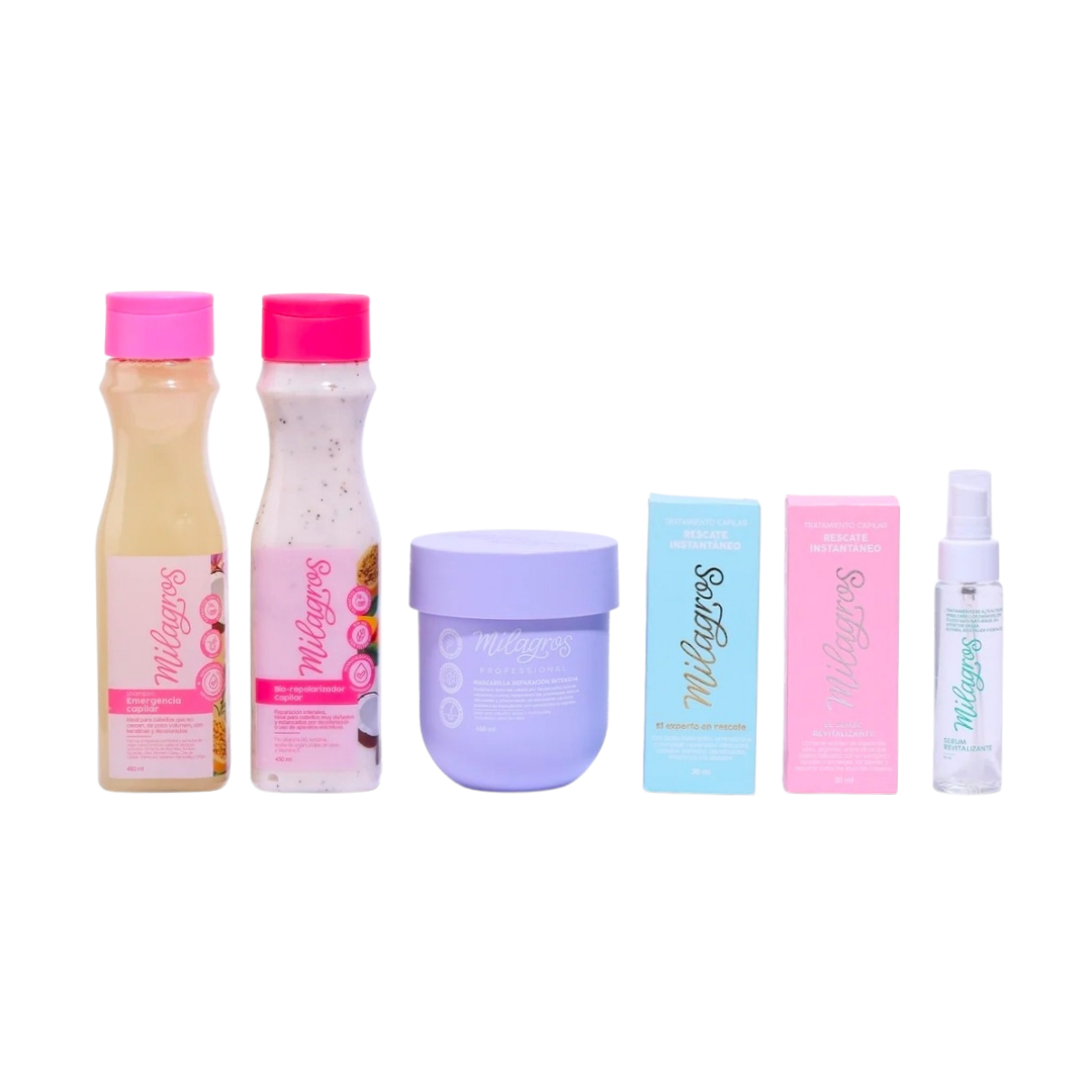 Kit Ultra Nutrición y Brillo – Rutina Reparadora Milagros