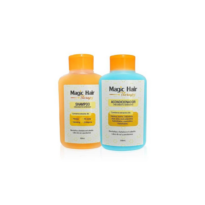 Duo Shampoo y Acondicionador Crecimiento | Hair Strengthening &amp; Growth Set Magic Hair Therapy