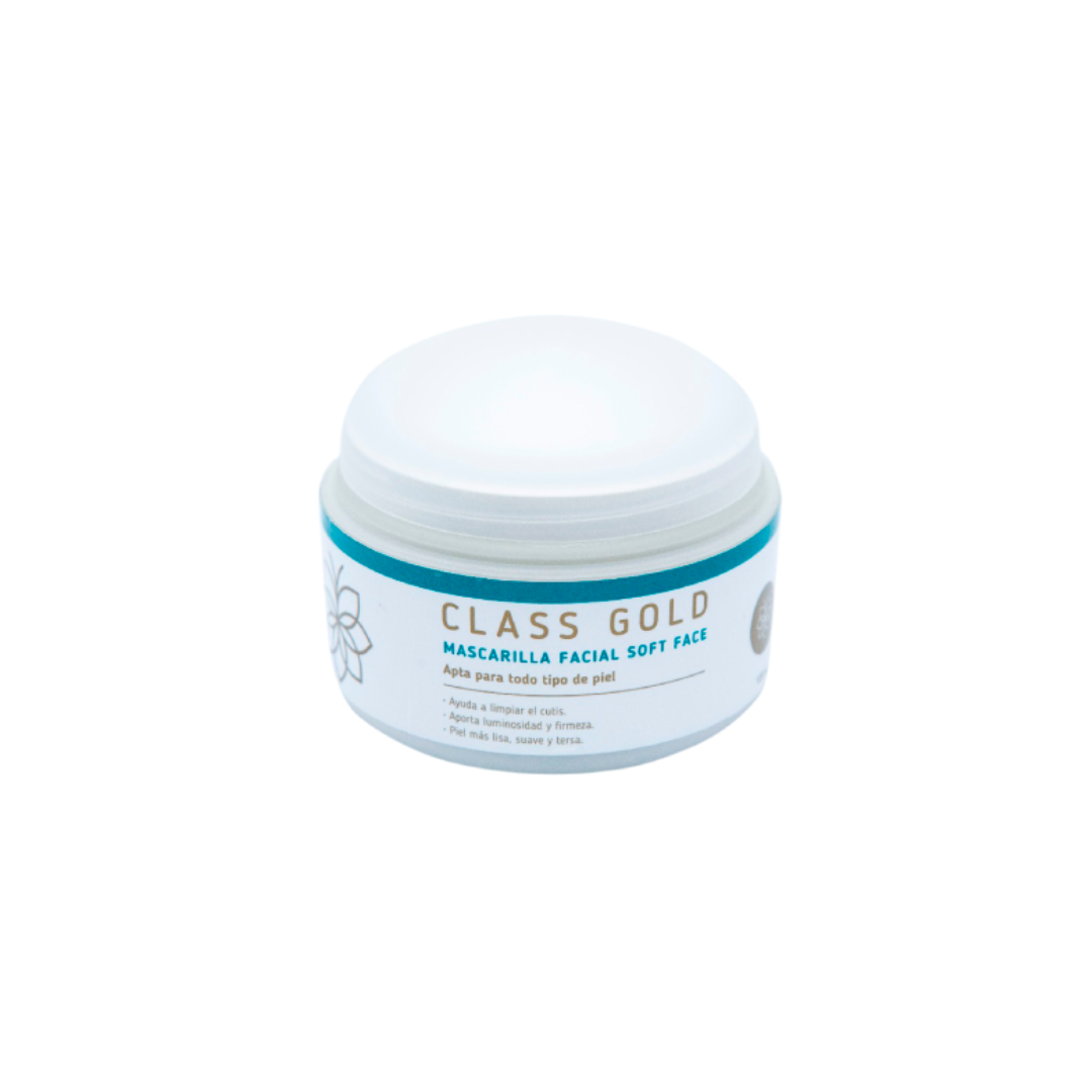 Soft Face Class Gold Mask