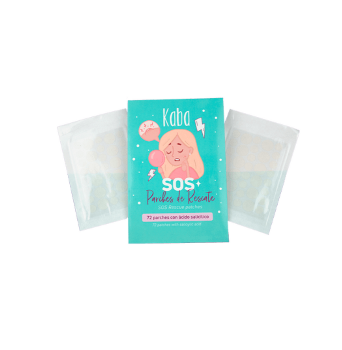Parches de Rescate S.O.S | S.O.S Fast-Healing Pimple Patches Kaba